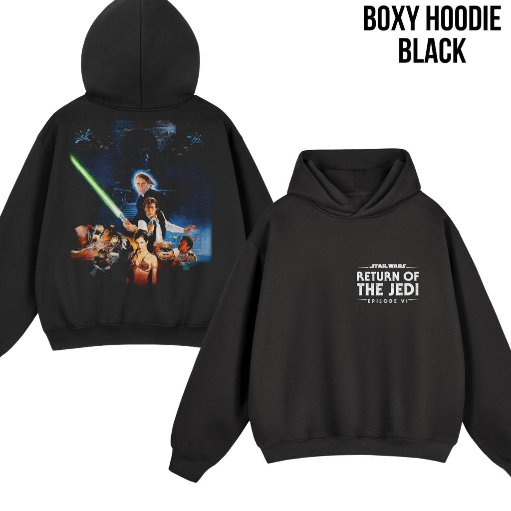 Star Wars Return Of The Jedi Shirt – Episode VI Movie Poster Double Sided Graphic Tee, Star Wars Fan Gift, Original Trilogy Shirt