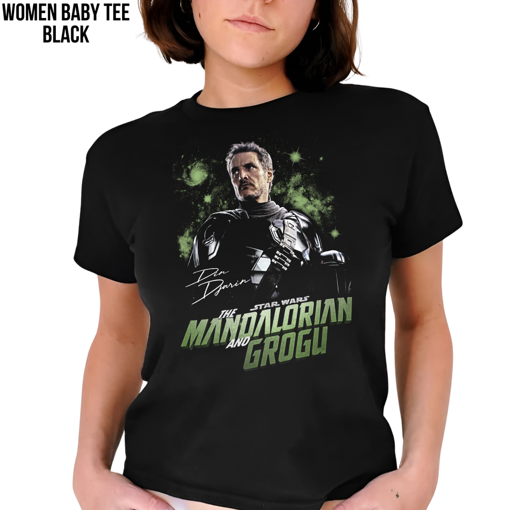 Mandalorian and Grogu Shirt: Din Djarin Pedro Pascal Star Wars Tee