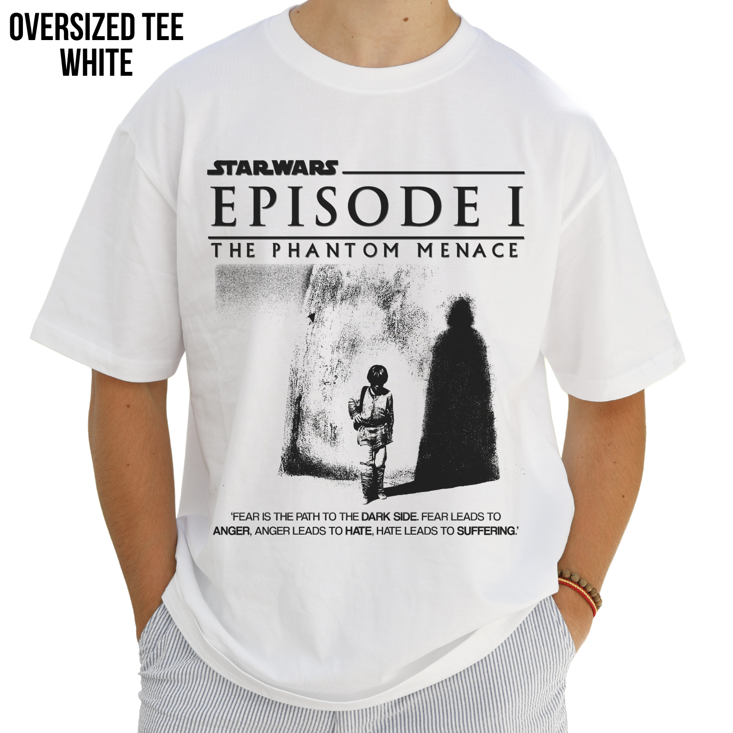 Star Wars Anakin Skywalker Shirt – Fear Is The Path To The Dark Side Tee, Phantom Menace Shirt