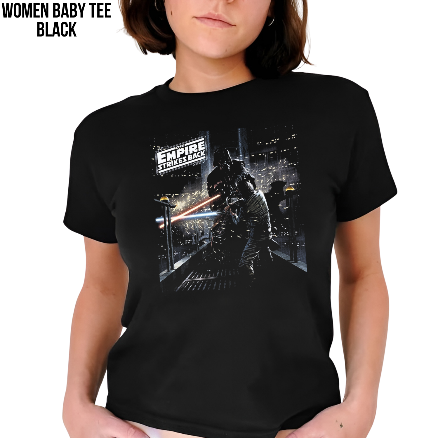 Vintage Star Wars Empire Strikes Back Shirt – Luke Skywalker Vs Darth Vader Duel Tee