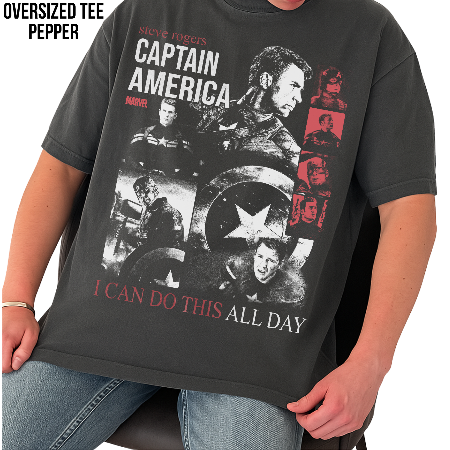 Captain America Shirt - Steve Rogers Marvel Tee