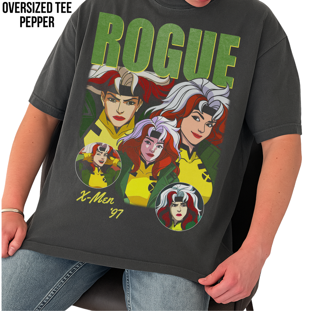 Rogue X-Men 97 Shirt – X-Men '97 Rogue Collage Graphic Tee, Rogue Marvel Fan Gift, X-Men Animated Series Shirt, Marvel Mutant Graphic Tee