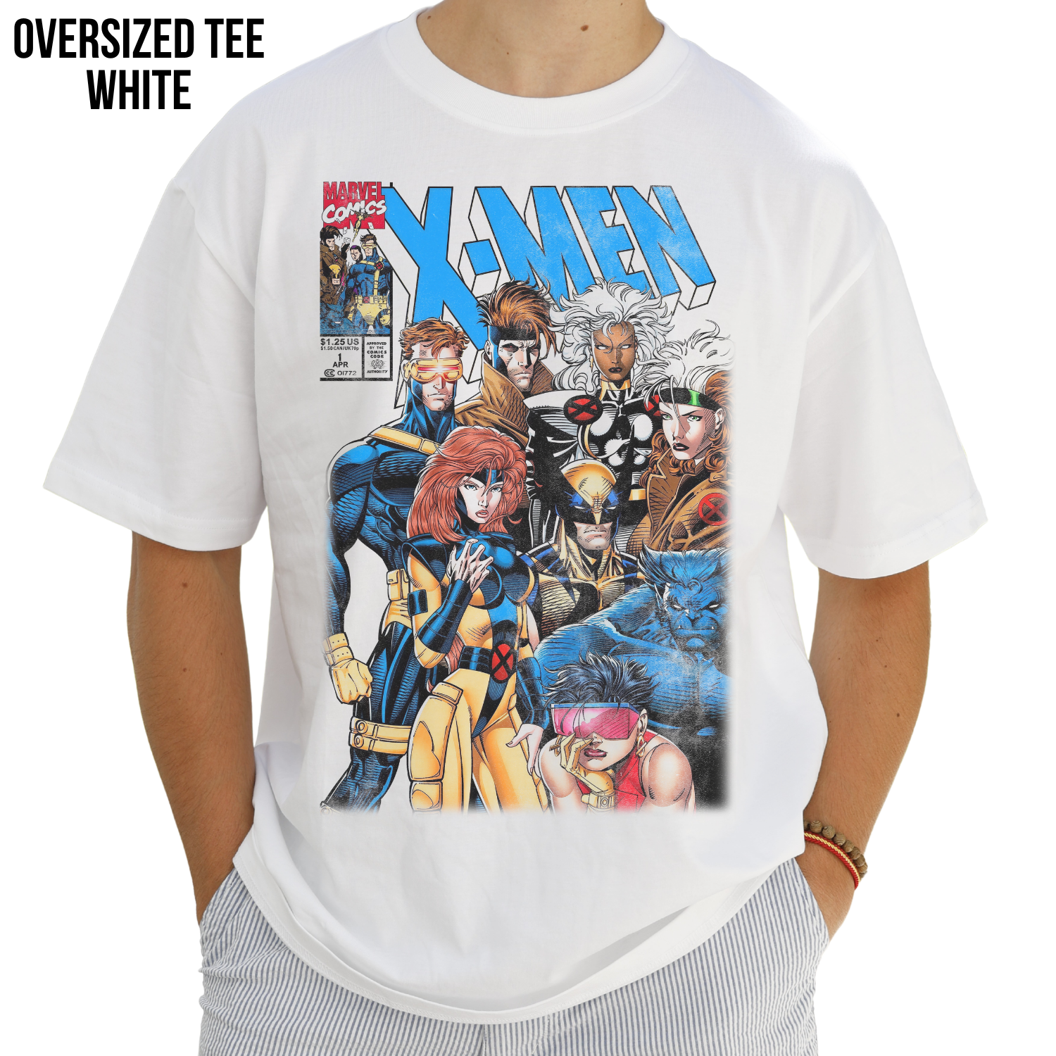 X-Men Shirt – Marvel Comics X-Men #1 Comic Cover Graphic Tee, X-Men Fan Gift, Cyclops Wolverine Storm Gambit Rogue Marvel Shirt, 90s Comic Book Tee