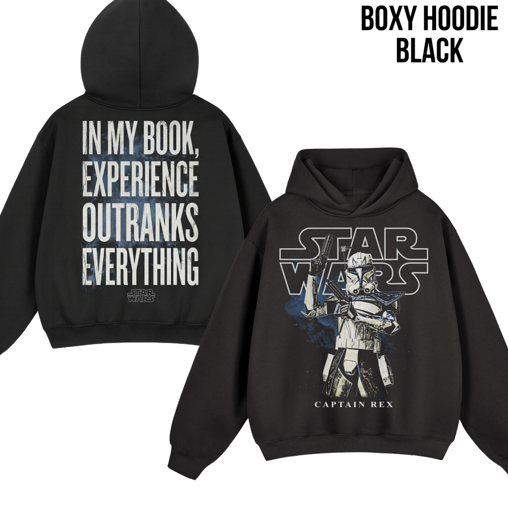 Star Wars Captain Rex Shirt – In My Book Experience Outranks Everything Tee