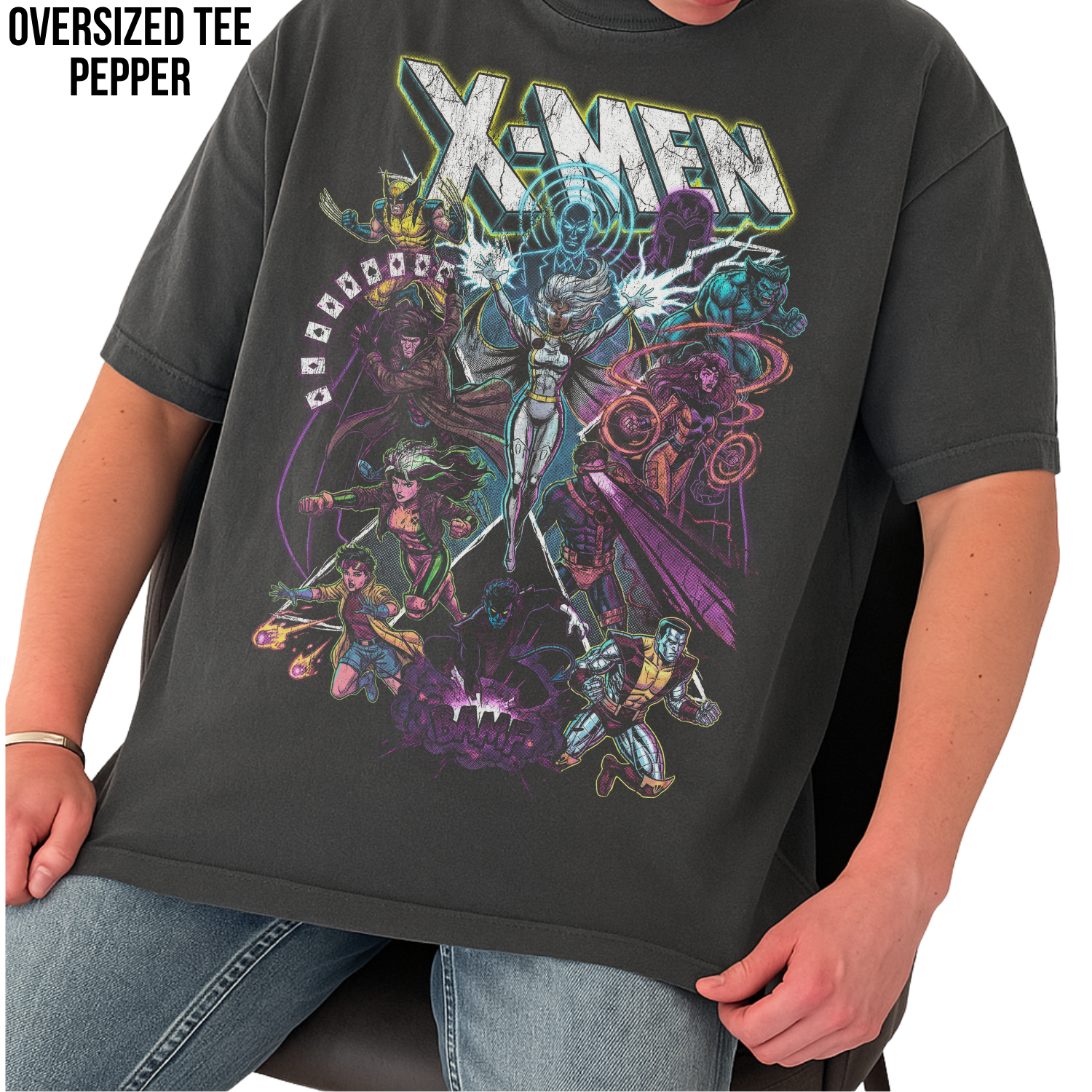 90's X-Men Vintage Team Shirt - Retro Mutant Marvel Graphic Tee