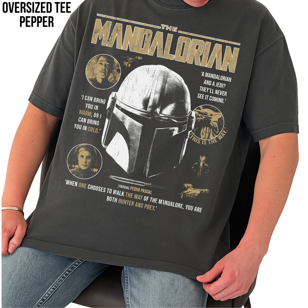 Star Wars The Mandalorian Shirt – This Is The Way Tee, Din Djarin and Grogu Graphic Tee