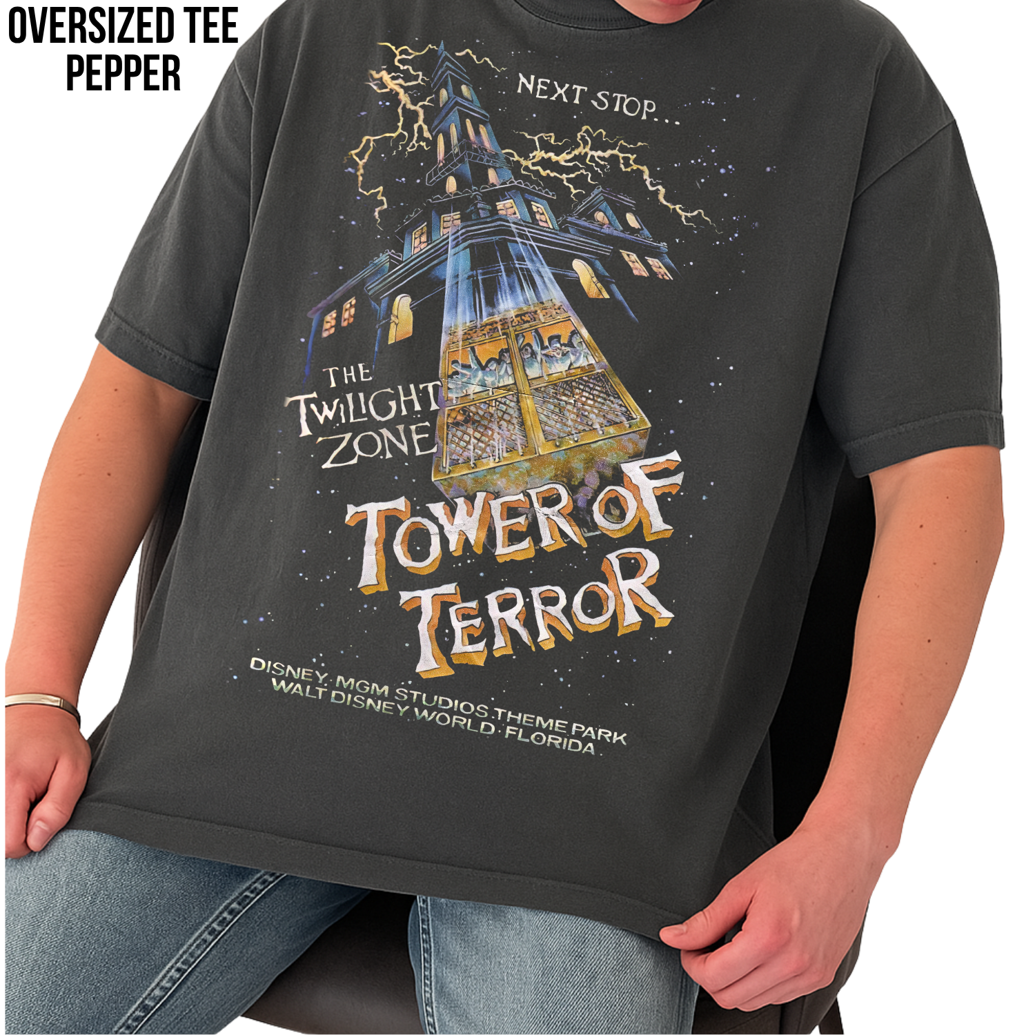 Vintage Tower of Terror Shirt – Hollywood Studios Vintage Tee, Disney World Graphic Shirt