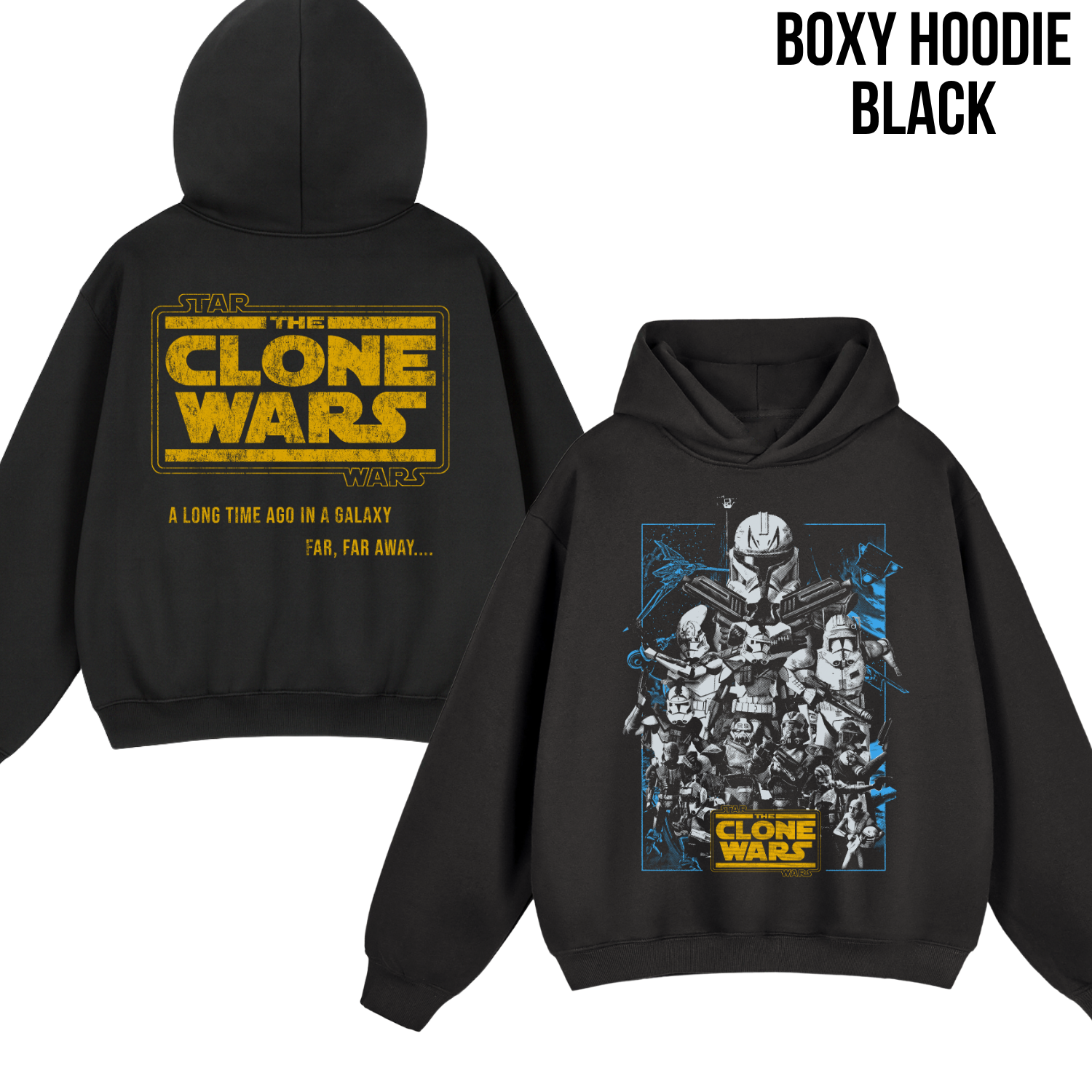 Star Wars Clone Wars Shirt – Star Wars The Clone Wars Clone Trooper Squad Double Sided Tee, Clone Wars Fan Gift, Star Wars Animated Graphic Shirt, Clone Trooper Shirt