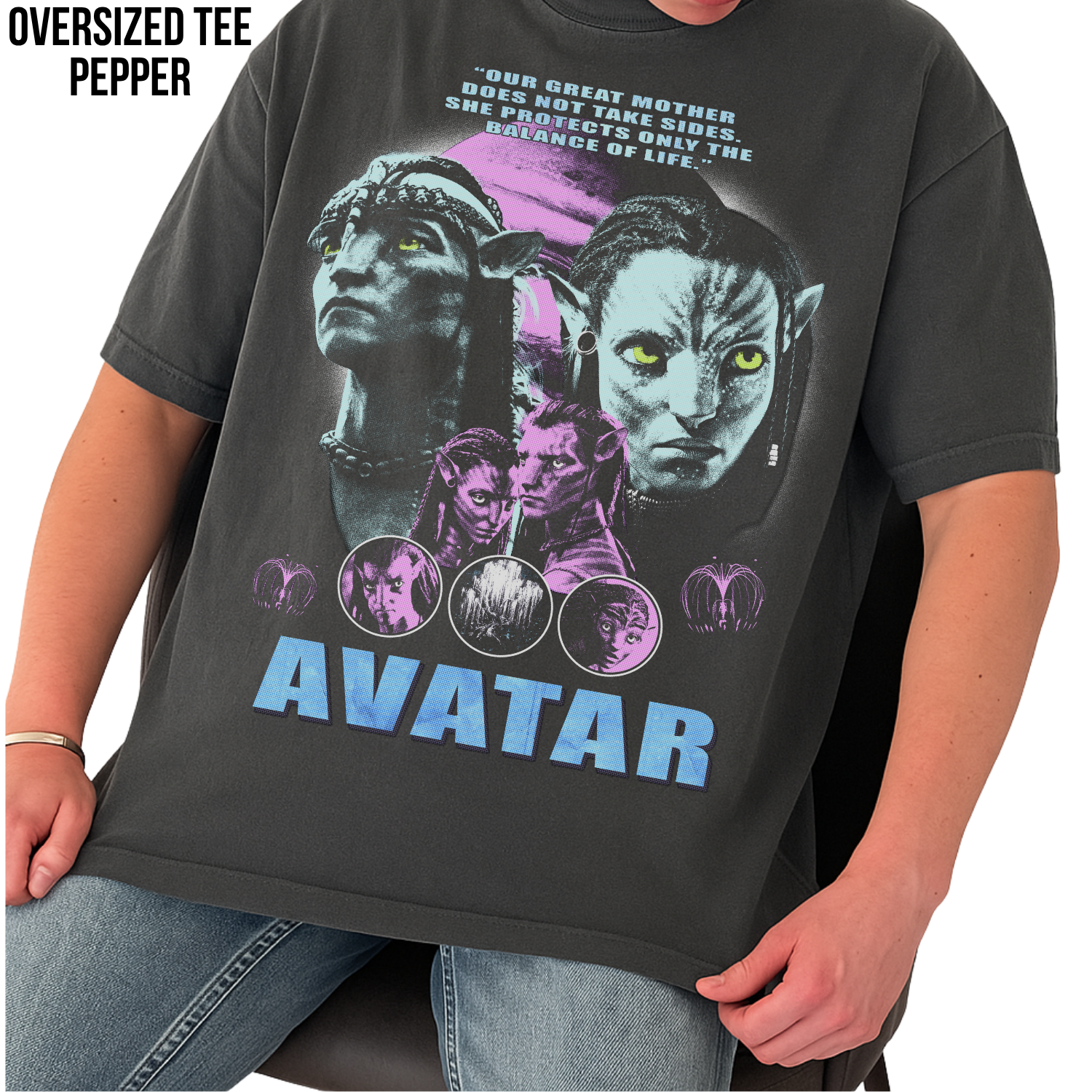 Avatar Shirt – Neytiri & Jake Sully Vintage Pandora Tee