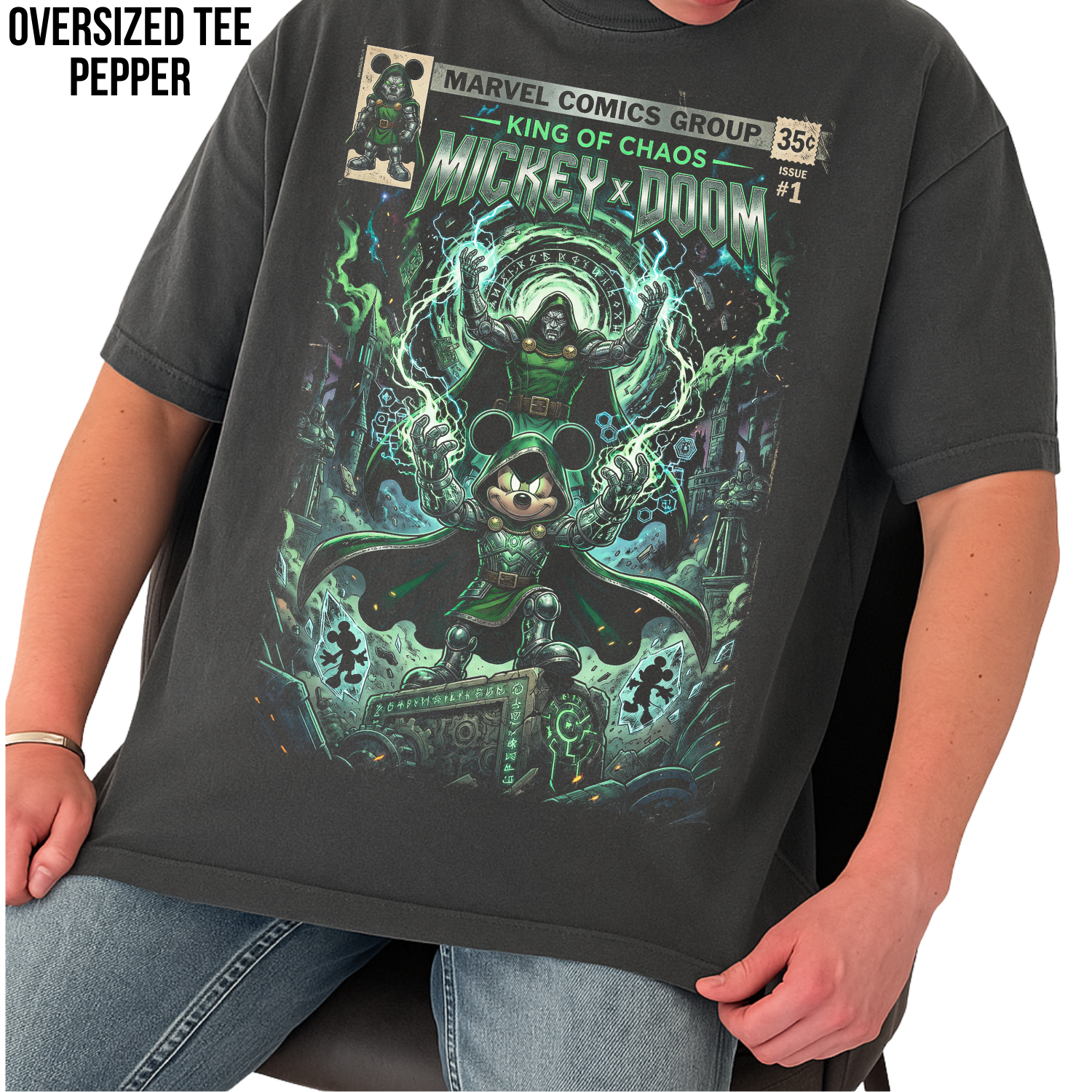 Marvel Mickey x Doom Shirt – Mickey Mouse Doctor Doom Vintage Comic Tee