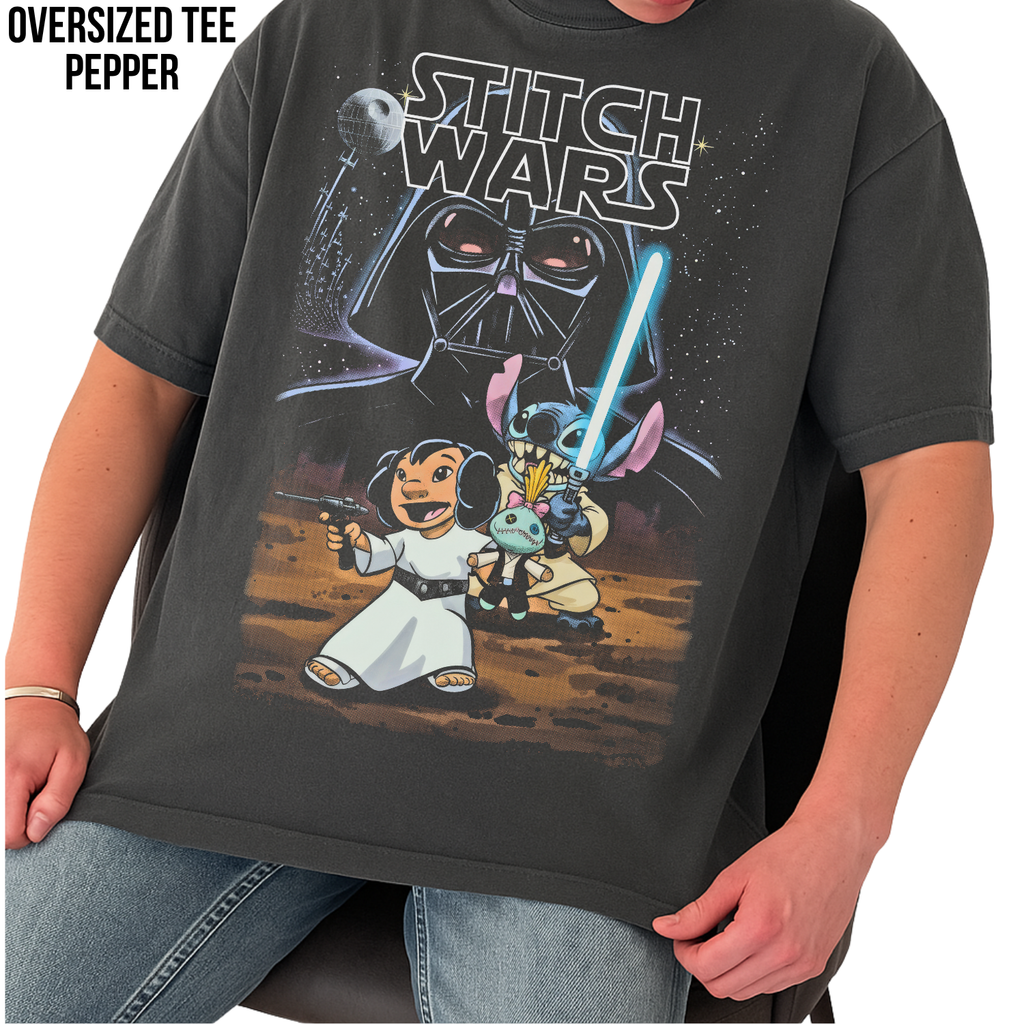 Disney Stitch Wars Shirt – Lilo and Stitch Star Wars Tee