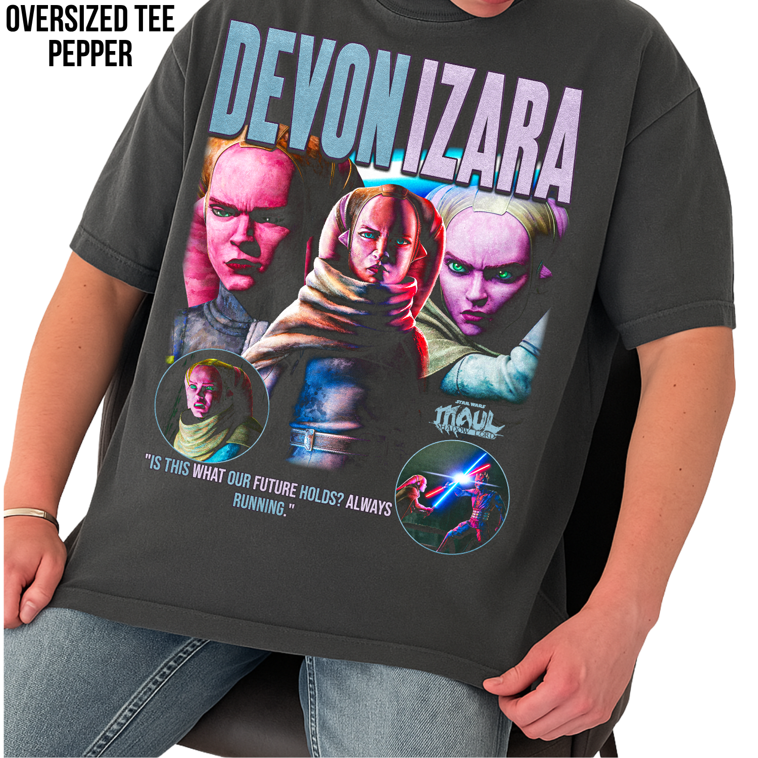Vintage Devon Izara Maul Shadow Lord Shirt: Star Wars Devon Izara Tee