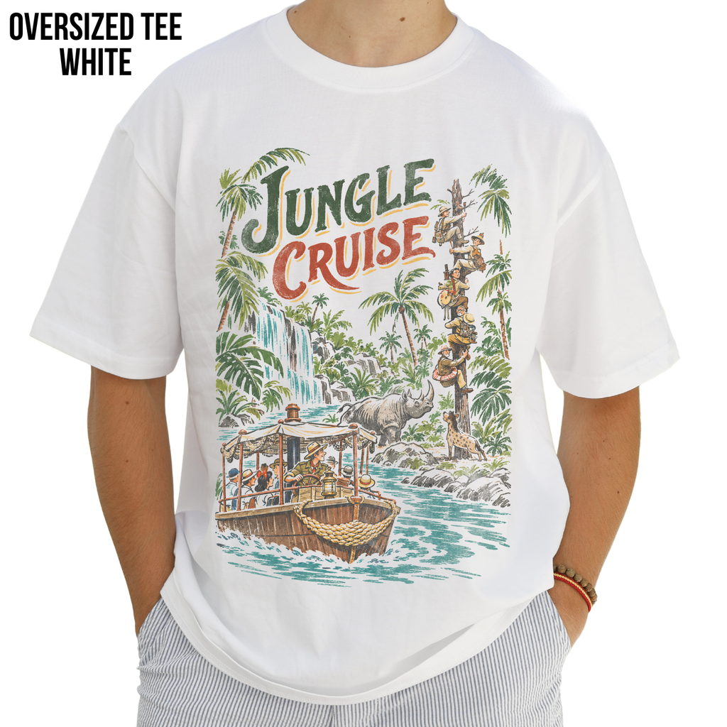 Jungle Cruise Shirt – Disney Jungle Cruise Vintage Graphic Shirt, Skipper Ride Scene Tee, Disney Parks Fan Gift, Disneyland Attraction Merch