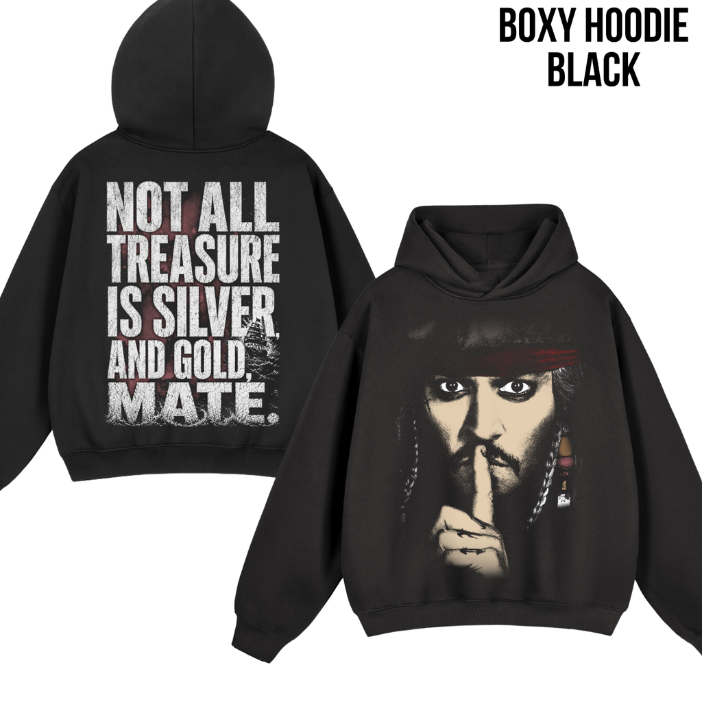 Jack Sparrow Shirt: Not All Treasure Is Silver and Gold Mate Tee, Pirates of the Caribbean Fan Gift, Jack Sparrow Graphic Shirt, Disney Pirates Shirt