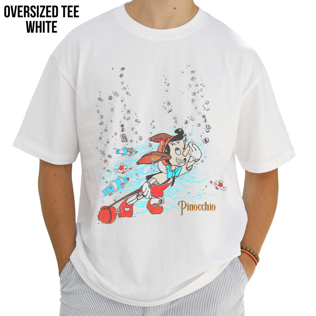 Pinocchio Shirt – Disney Pinocchio Underwater Scene Graphic Tee, Pinocchio Disney Fan Gift, Disney Classic Animated Shirt, Disney Nostalgia Tee