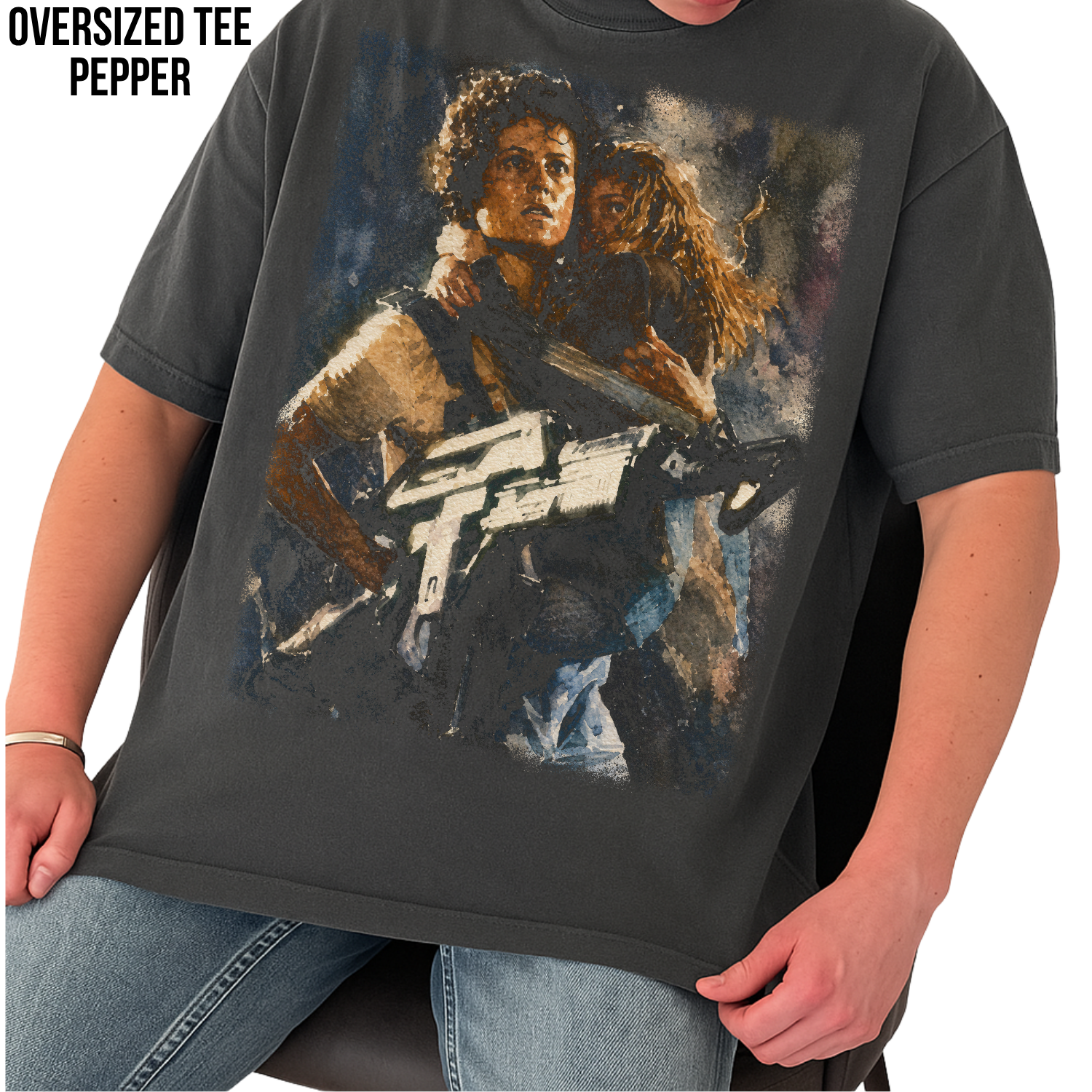 Aliens Ripley Shirt – Ellen Ripley and Newt Graphic Tee, Aliens Movie Vintage Shirt