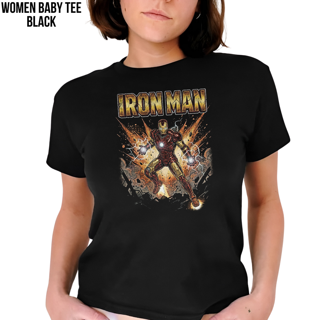 Vintage Iron Man Shirt: Retro Marvel Tony Stark Tee