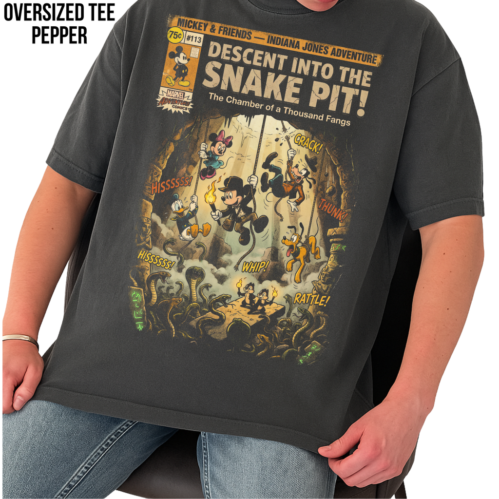 Mickey & Friends Indiana Jones Snake Pit Shirt: Mickey Indiana Jones Adventure T-Shirt