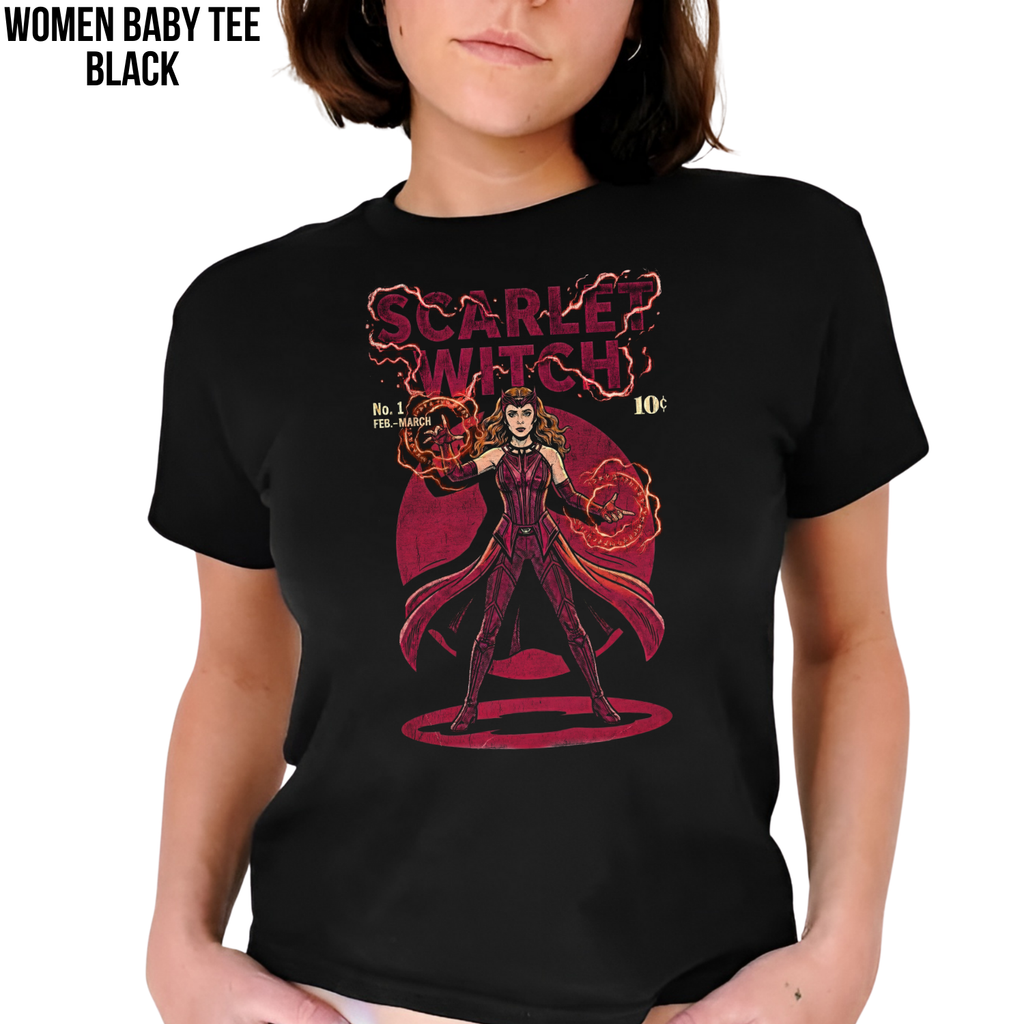 Scarlet Witch Vintage Comic Shirt: Wanda Maximoff Marvel Tee