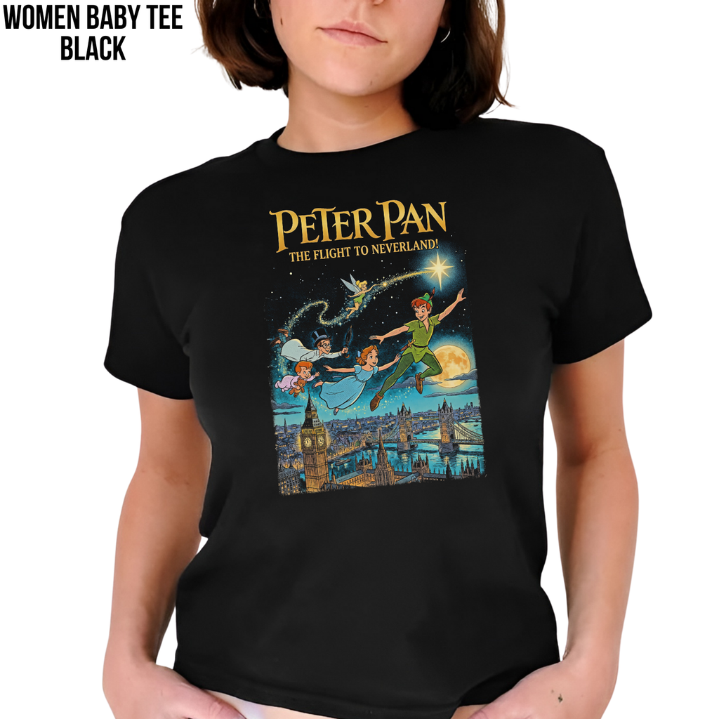Peter Pan The Flight to Neverland Shirt | Vintage Disney Tee
