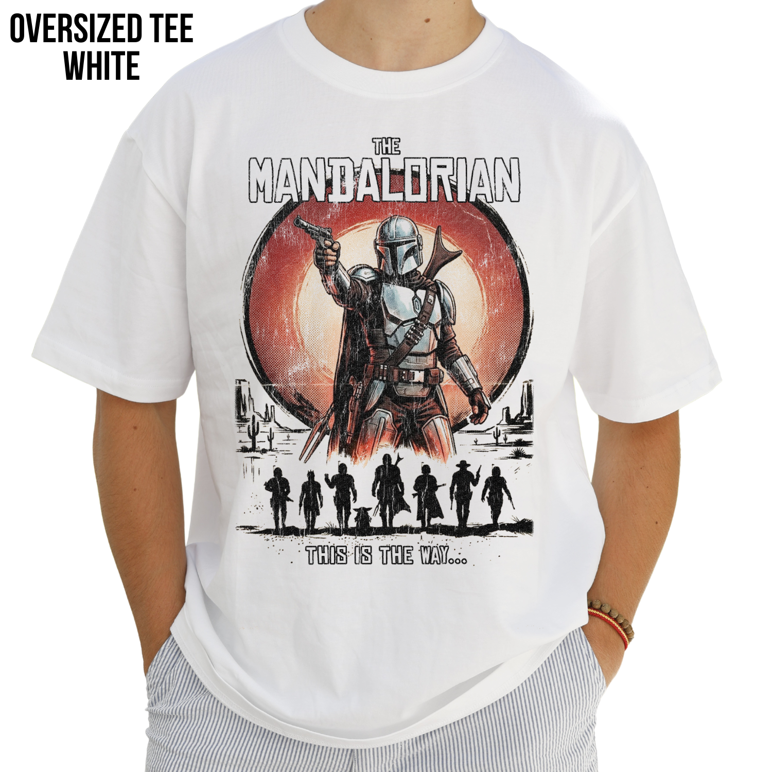 Retro Mandalorian Shirt – Star Wars Graphic Tee