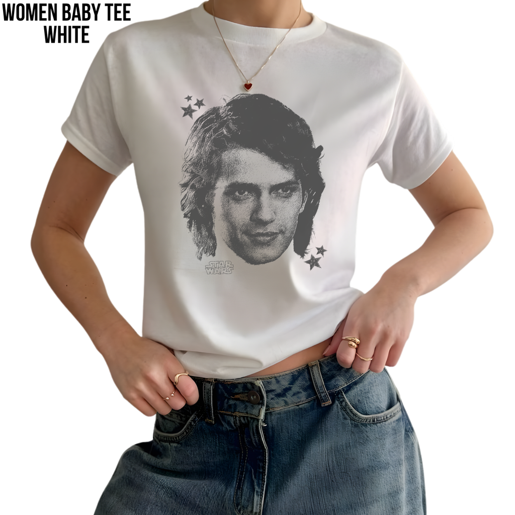 Star Wars Anakin Skywalker Shirt – Portrait Graphic Tee, Anakin Skywalker Fan Gift, Star Wars Prequel Shirt, Galaxy's Edge Disney Tee