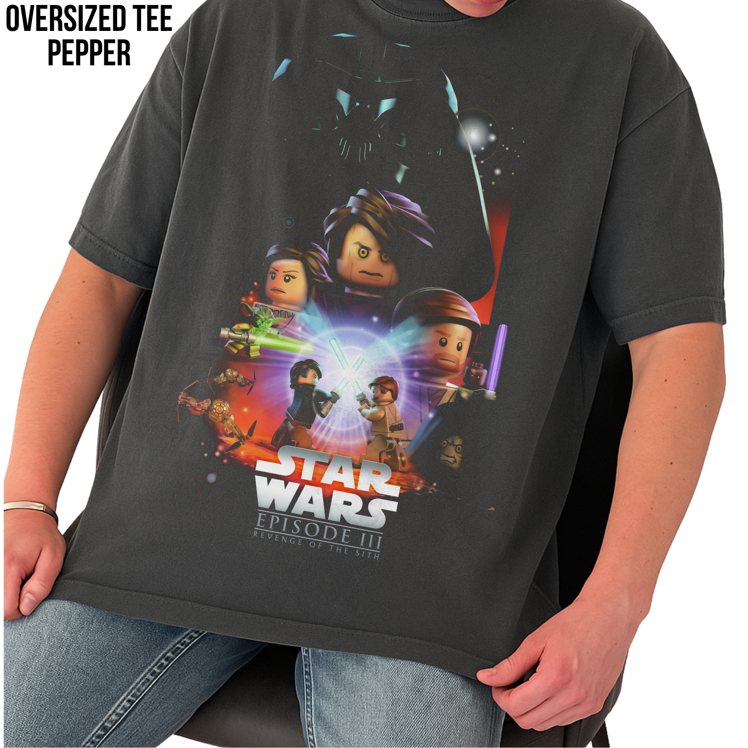 Star Wars Lego Shirt – Revenge of the Sith Lego Graphic Tee, Lego Star Wars Episode III Tee