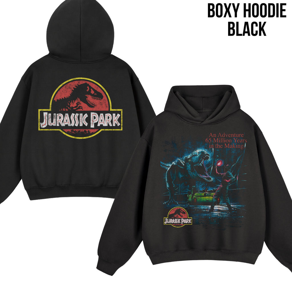 Jurassic Park Shirt – Double Sided T-Rex Graphic Tee, Jurassic Park Fan Gift, 65 Million Years In The Making Movie Shirt