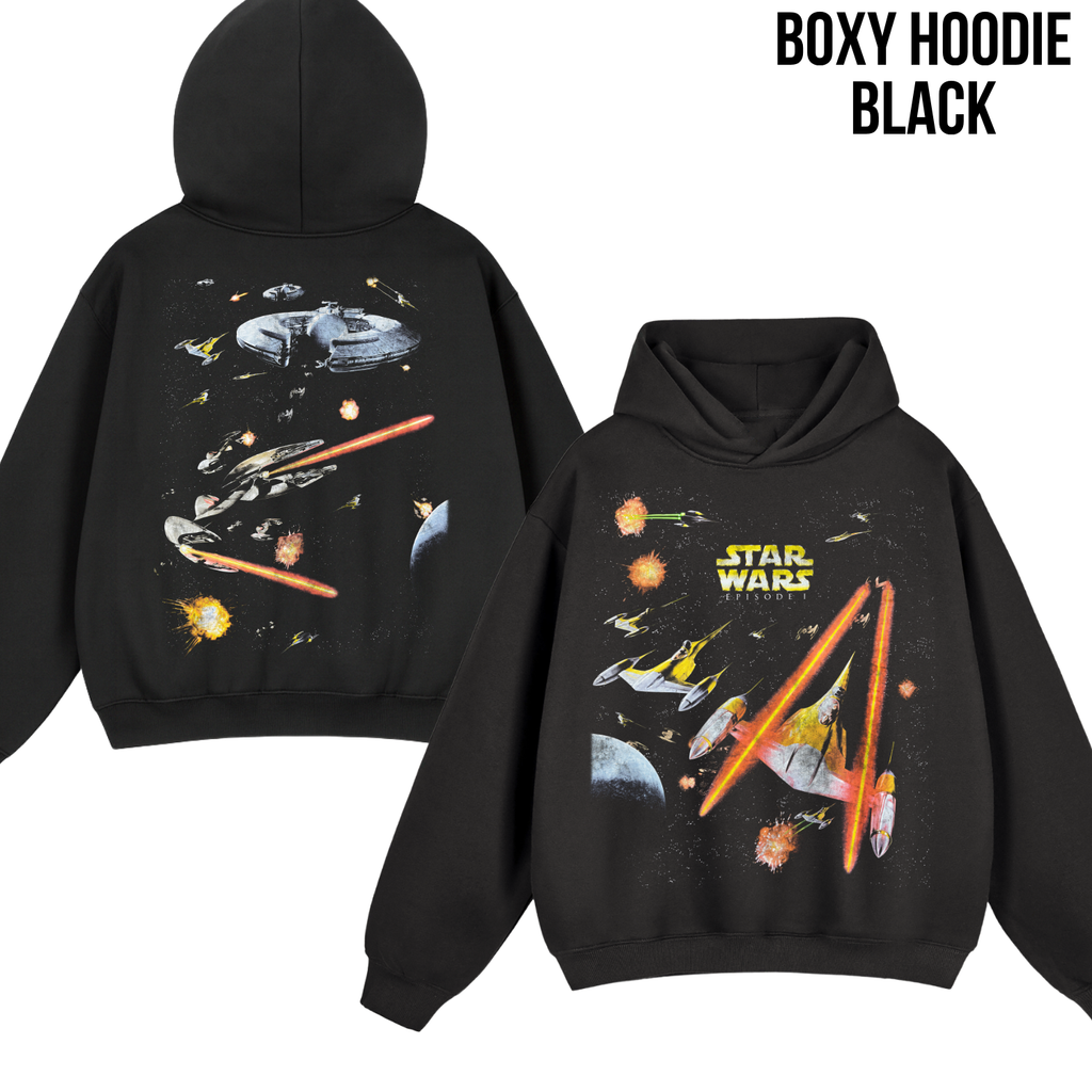 Star Wars Episode I Shirt – Star Wars The Phantom Menace Naboo Space Battle Double Sided Tee, Star Wars Fan Gift, Episode I Graphic Shirt, Star Wars Prequel Shirt