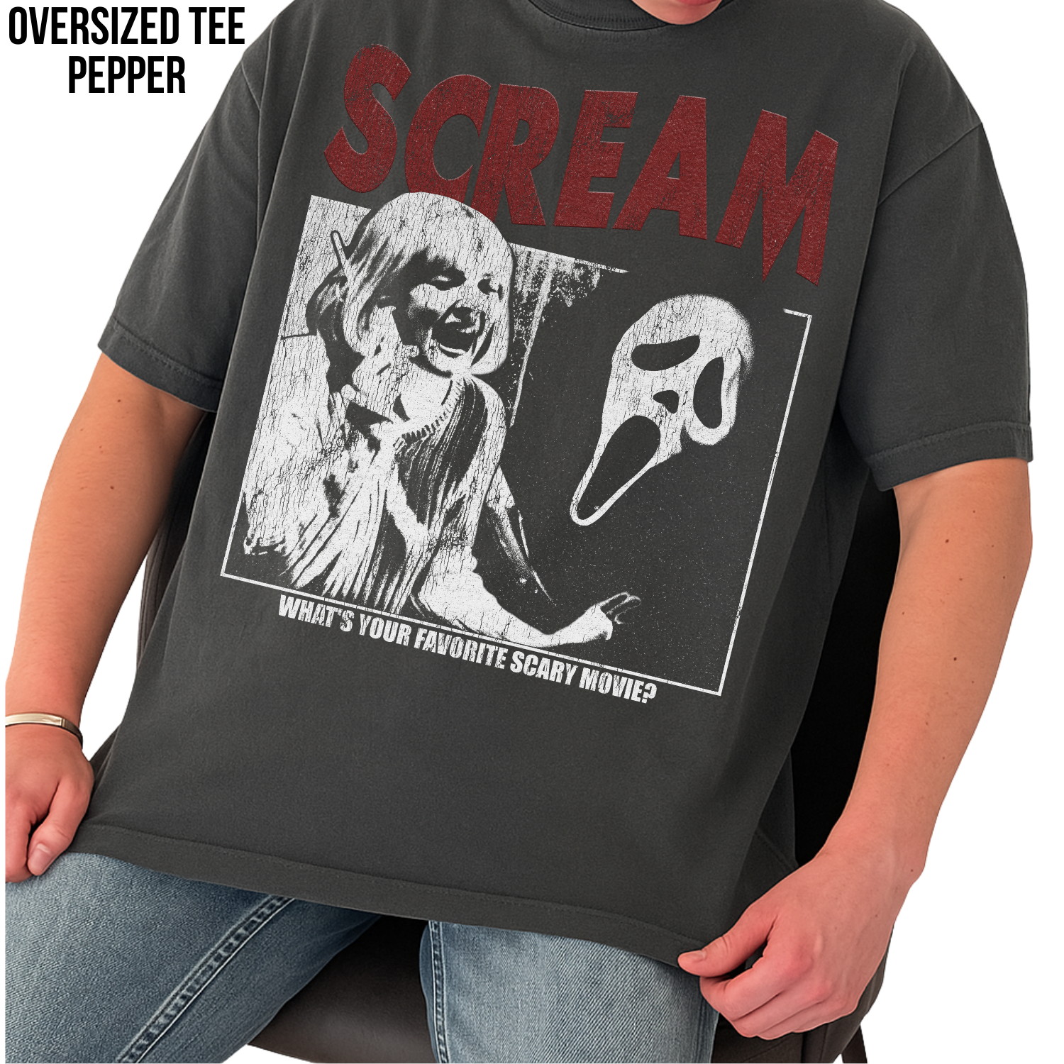 Scream Shirt Vintage Horror Tee - Ghostface Graphic T-Shirt