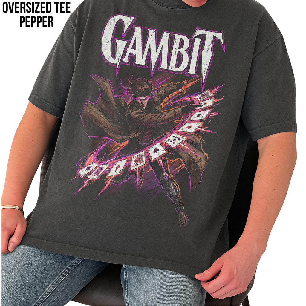 Gambit X-Men Shirt — Vintage Marvel Mutant Tee