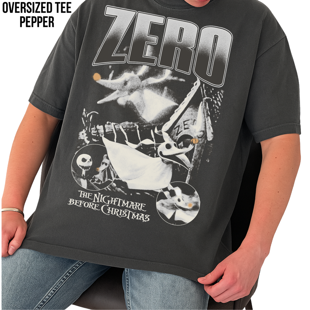 Nightmare Before Christmas Zero Shirt – Jack Skellington Ghost Dog Graphic Tee