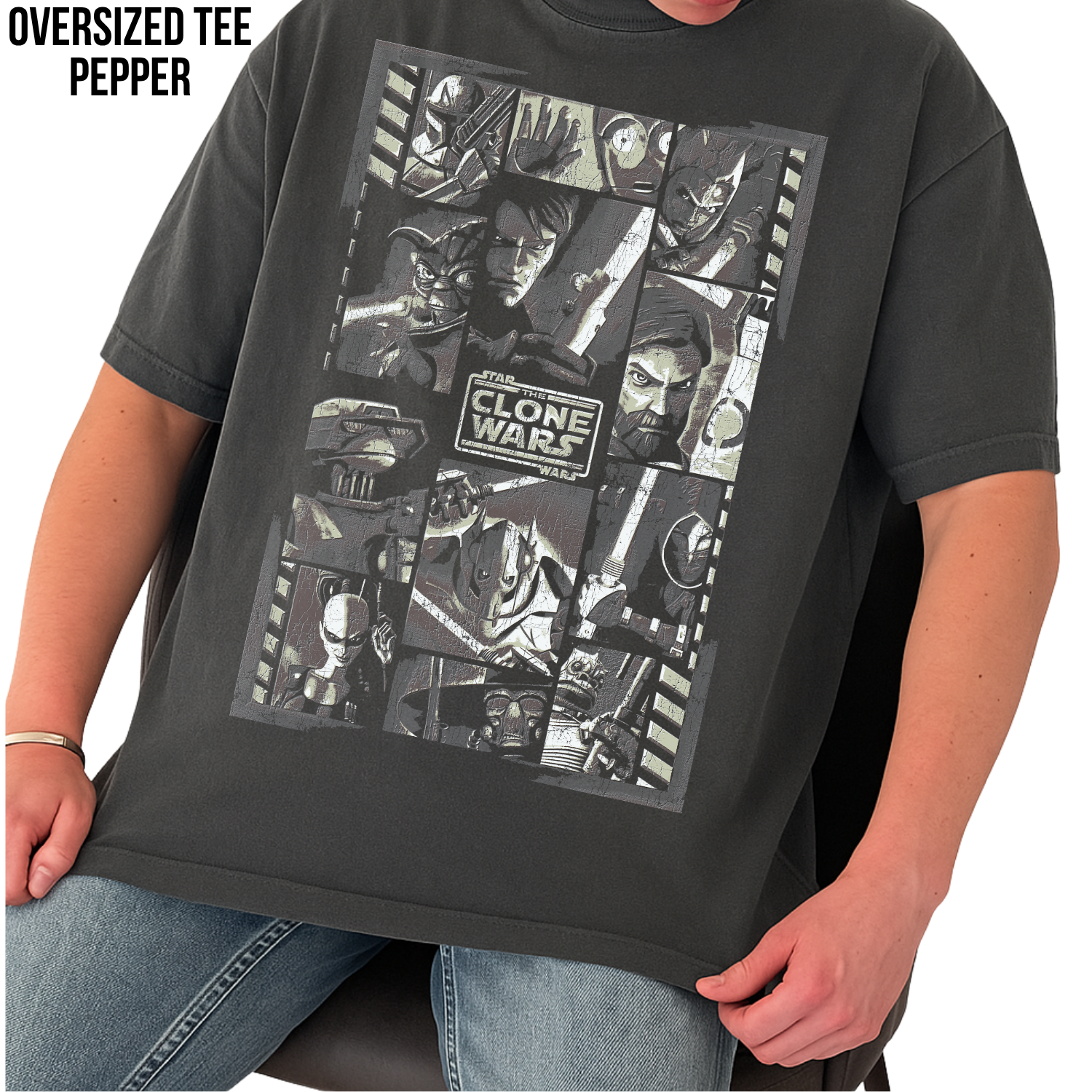 Star Wars The Clone Wars Shirt - Star Wars Vintage Graphic Tee