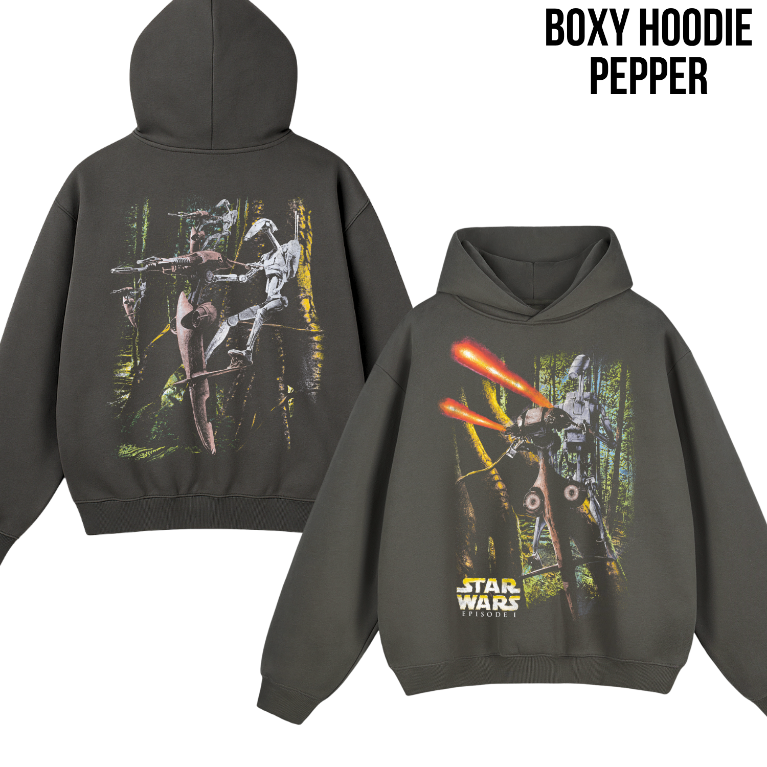 Star Wars Episode I Shirt – Star Wars The Phantom Menace Battle Droid STAP Double Sided Tee, Star Wars Fan Gift, Episode I Graphic Shirt, Star Wars Prequel Shirt