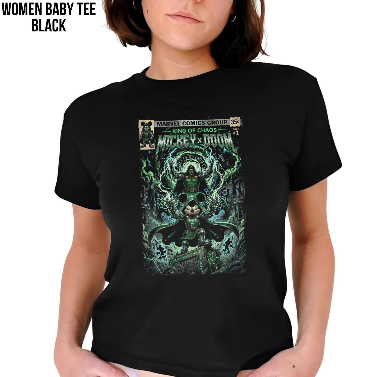 Marvel Mickey x Doom Shirt – Mickey Mouse Doctor Doom Vintage Comic Tee
