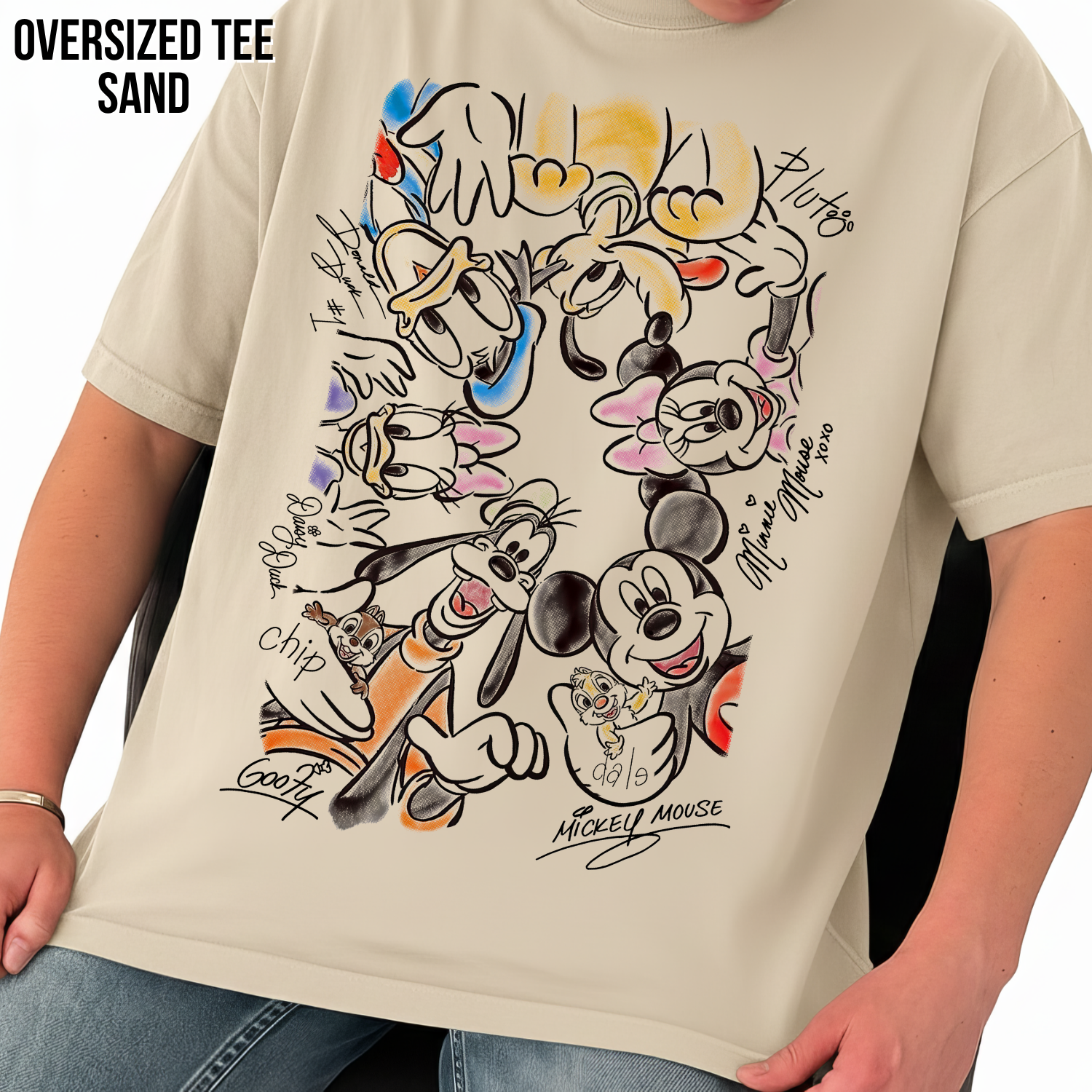 Retro Disney Characters Shirt – Mickey Minnie Friends Shirt