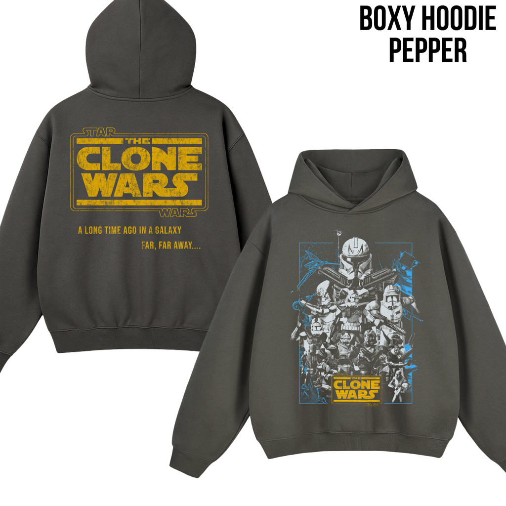 Star Wars Clone Wars Shirt – Star Wars The Clone Wars Clone Trooper Squad Double Sided Tee, Clone Wars Fan Gift, Star Wars Animated Graphic Shirt, Clone Trooper Shirt