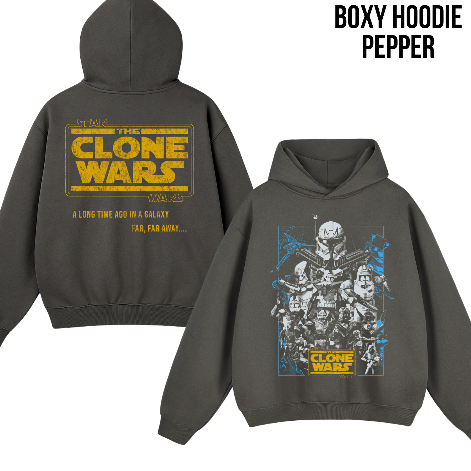 Star Wars Clone Wars Shirt – Star Wars The Clone Wars Clone Trooper Squad Double Sided Tee, Clone Wars Fan Gift, Star Wars Animated Graphic Shirt, Clone Trooper Shirt