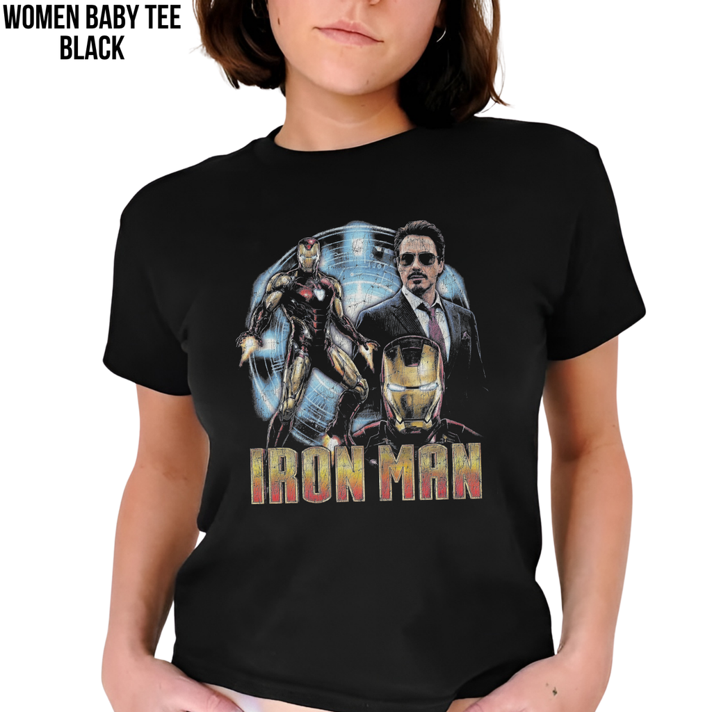 Marvel Iron Man Shirt – Tony Stark Iron Man Bootleg Graphic Tee