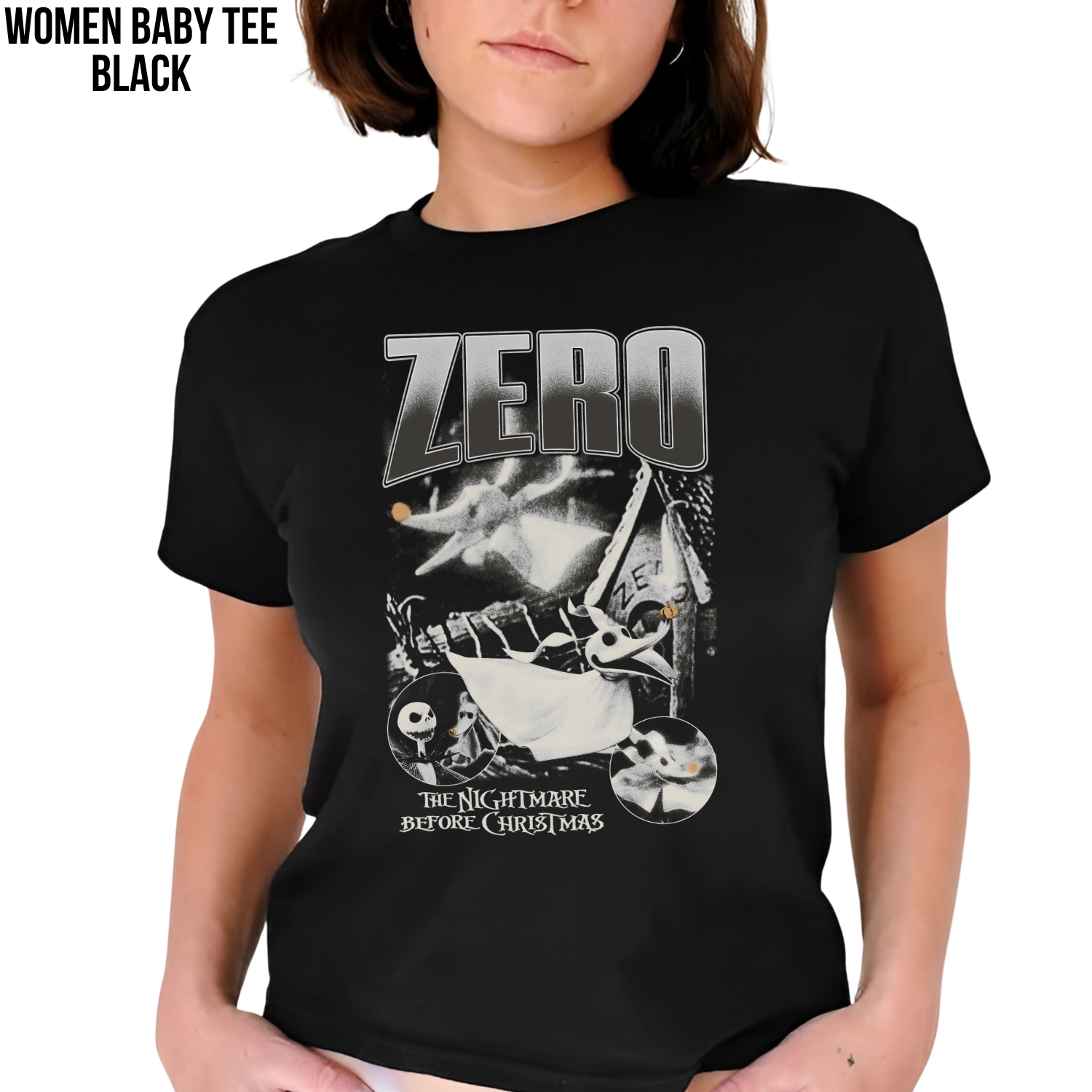 Nightmare Before Christmas Zero Shirt – Jack Skellington Ghost Dog Graphic Tee