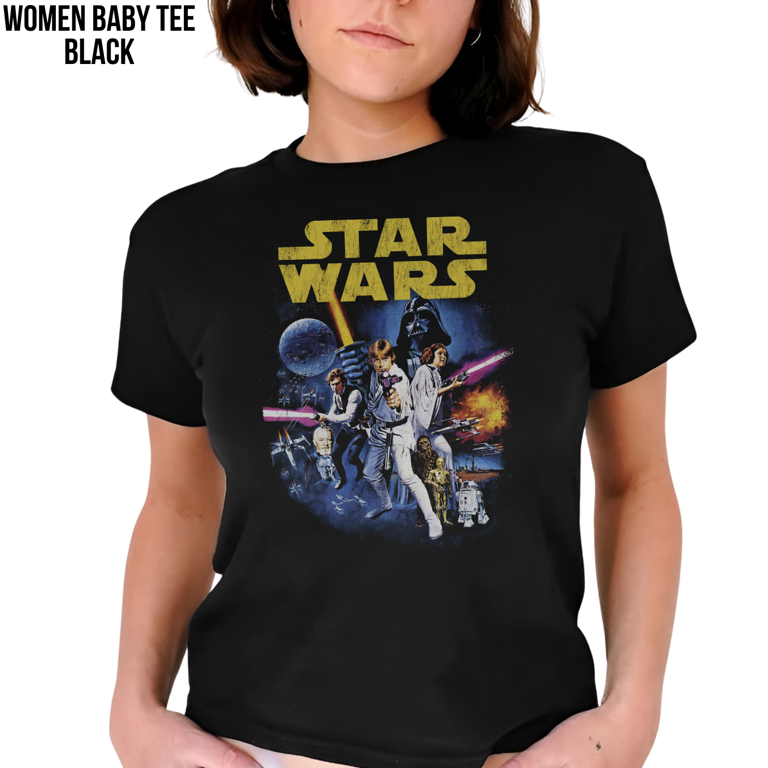 Vintage Star Wars Shirt - Classic 1977 Star Wars Poster Tee