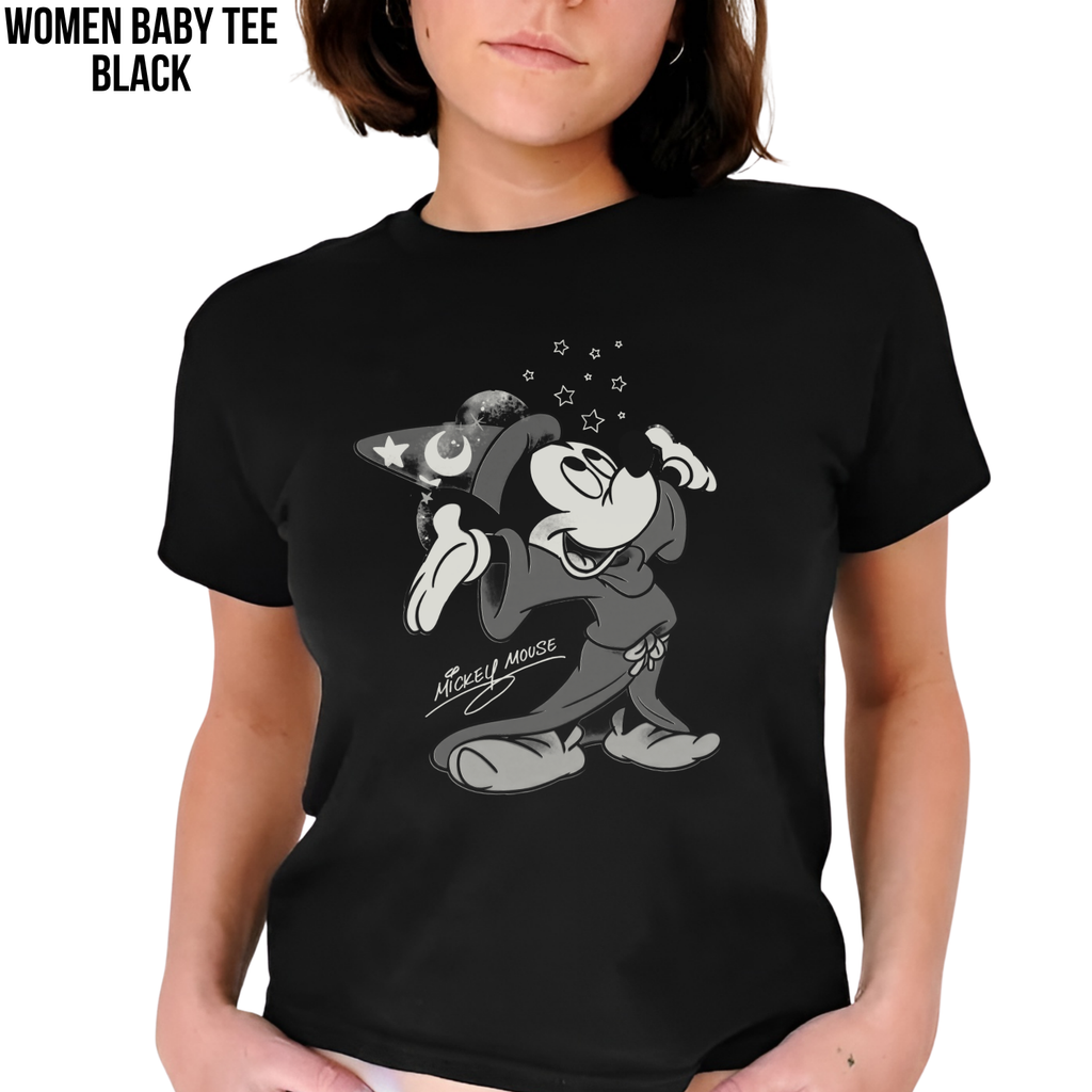 Mickey Mouse Shirt – Sorcerer Mickey Graphic Tee, Disney Fan Gift, Fantasia Mickey Mouse Disneyland Shirt