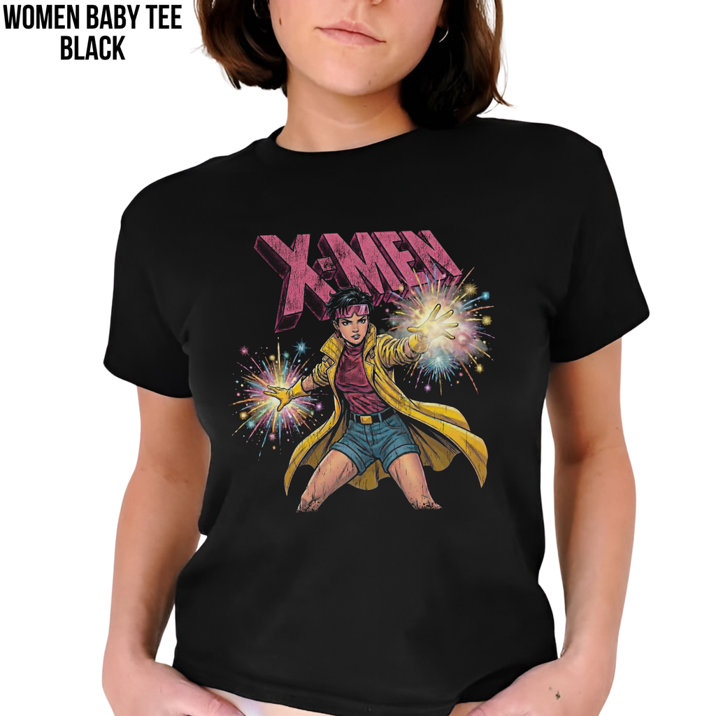 Jubilee X-Men Shirt – X-Men Jubilee Comic Graphic Tee, Jubilee Marvel Fan Gift, X-Men Animated Shirt, Marvel Mutant Graphic Tee