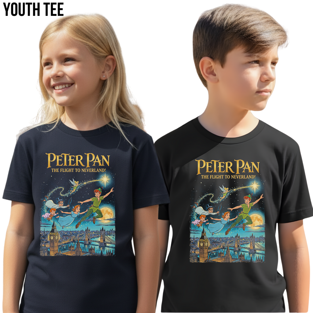 Peter Pan The Flight to Neverland Shirt | Vintage Disney Tee