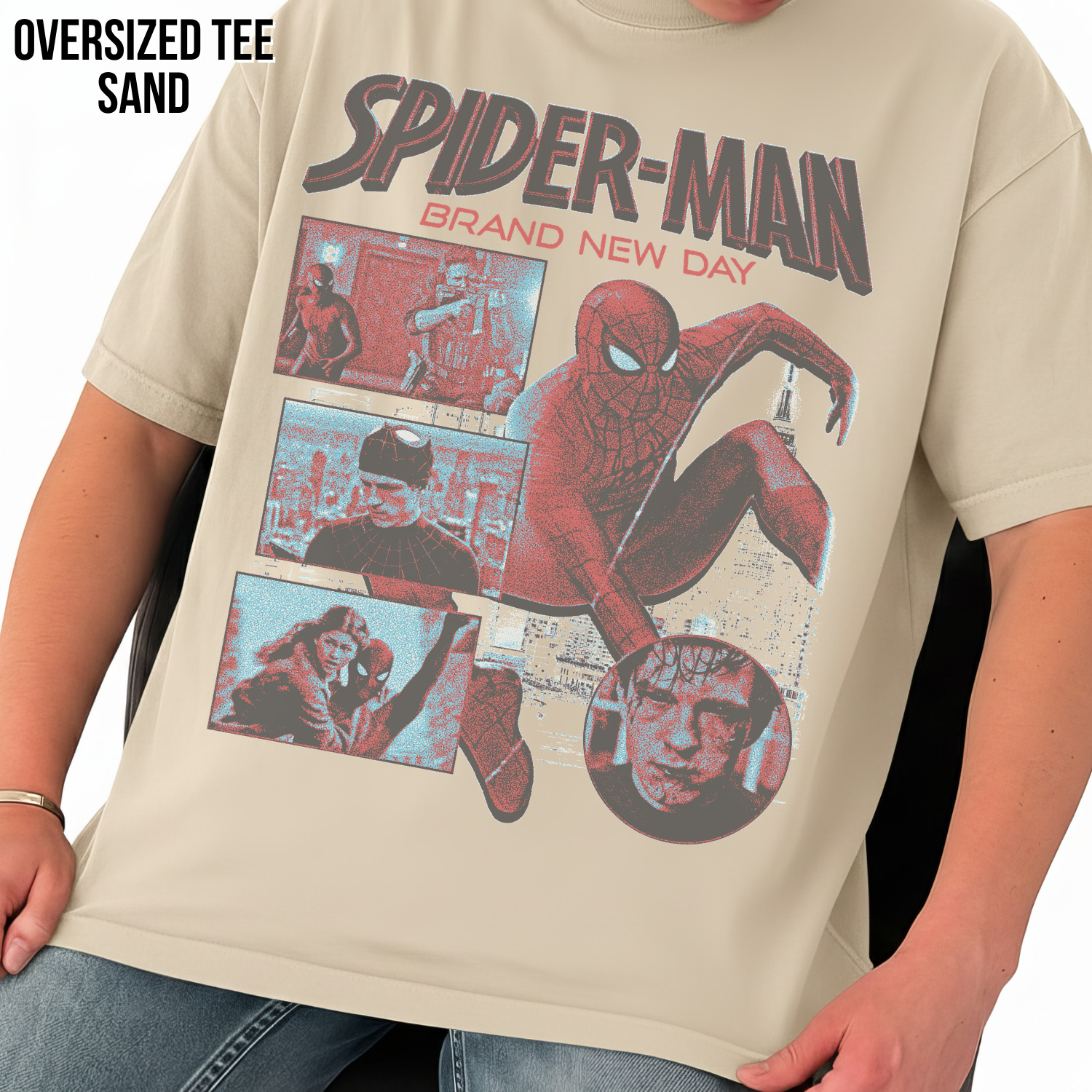 Spider-Man Shirt – Spider-Man Brand New Day Tom Holland Graphic Tee, Spider-Man Marvel Fan Gift, MCU Spider-Man Shirt, Marvel Graphic Tee