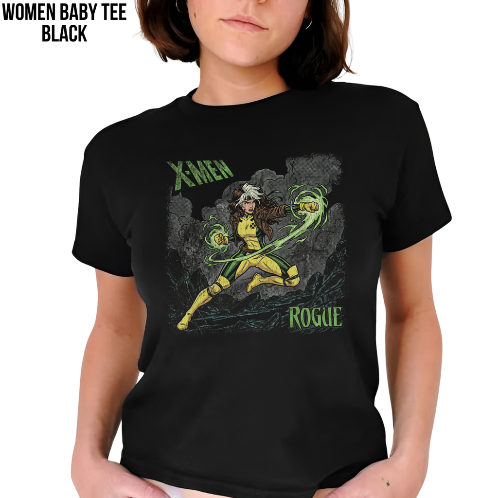 Rogue X-Men Shirt – X-Men Rogue Comic Graphic Tee, Rogue Marvel Fan Gift, X-Men Comic Shirt, Marvel Mutant Graphic Tee