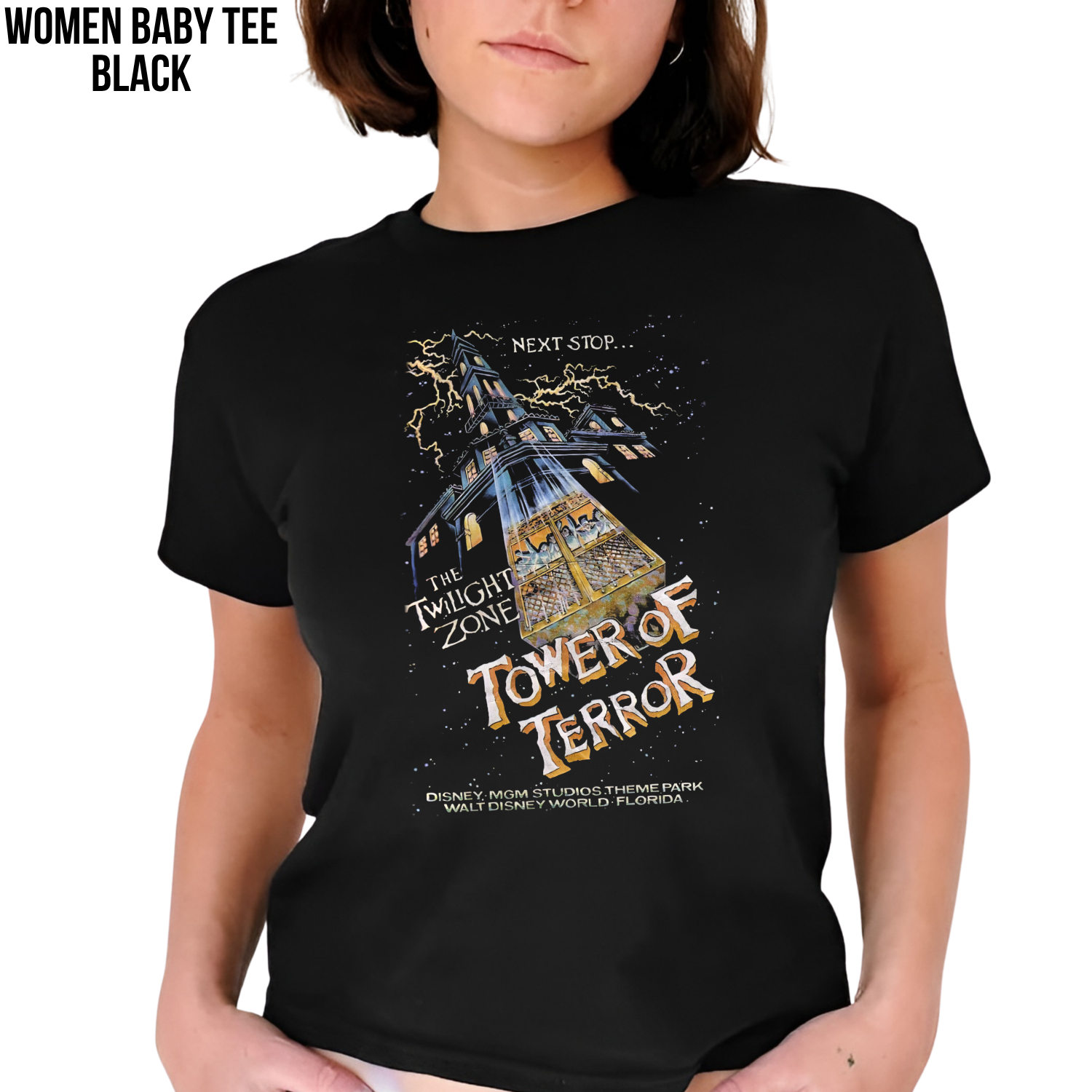 Vintage Tower of Terror Shirt – Hollywood Studios Vintage Tee, Disney World Graphic Shirt