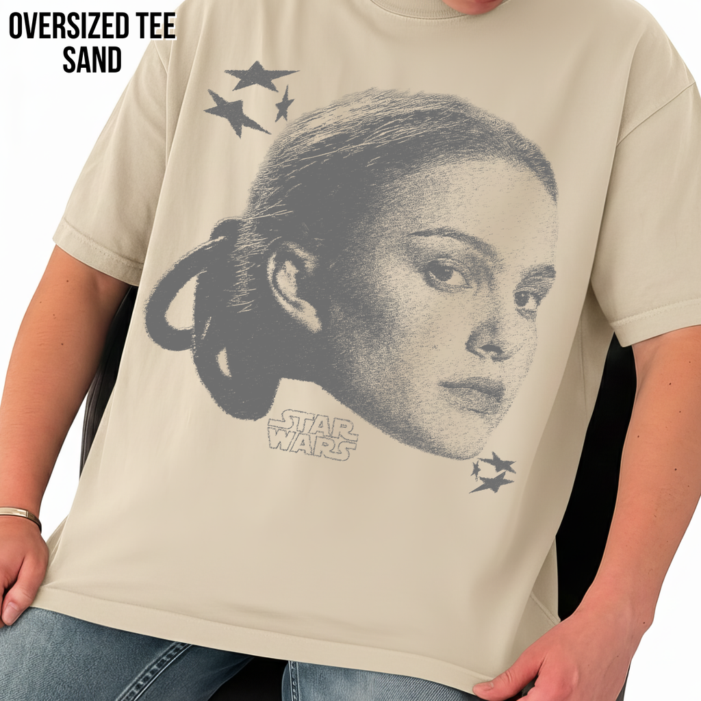 Star Wars Padmé Amidala Shirt – Portrait Graphic Tee, Padmé Amidala Fan Gift, Star Wars Prequel Shirt, Galaxy's Edge Disney Tee