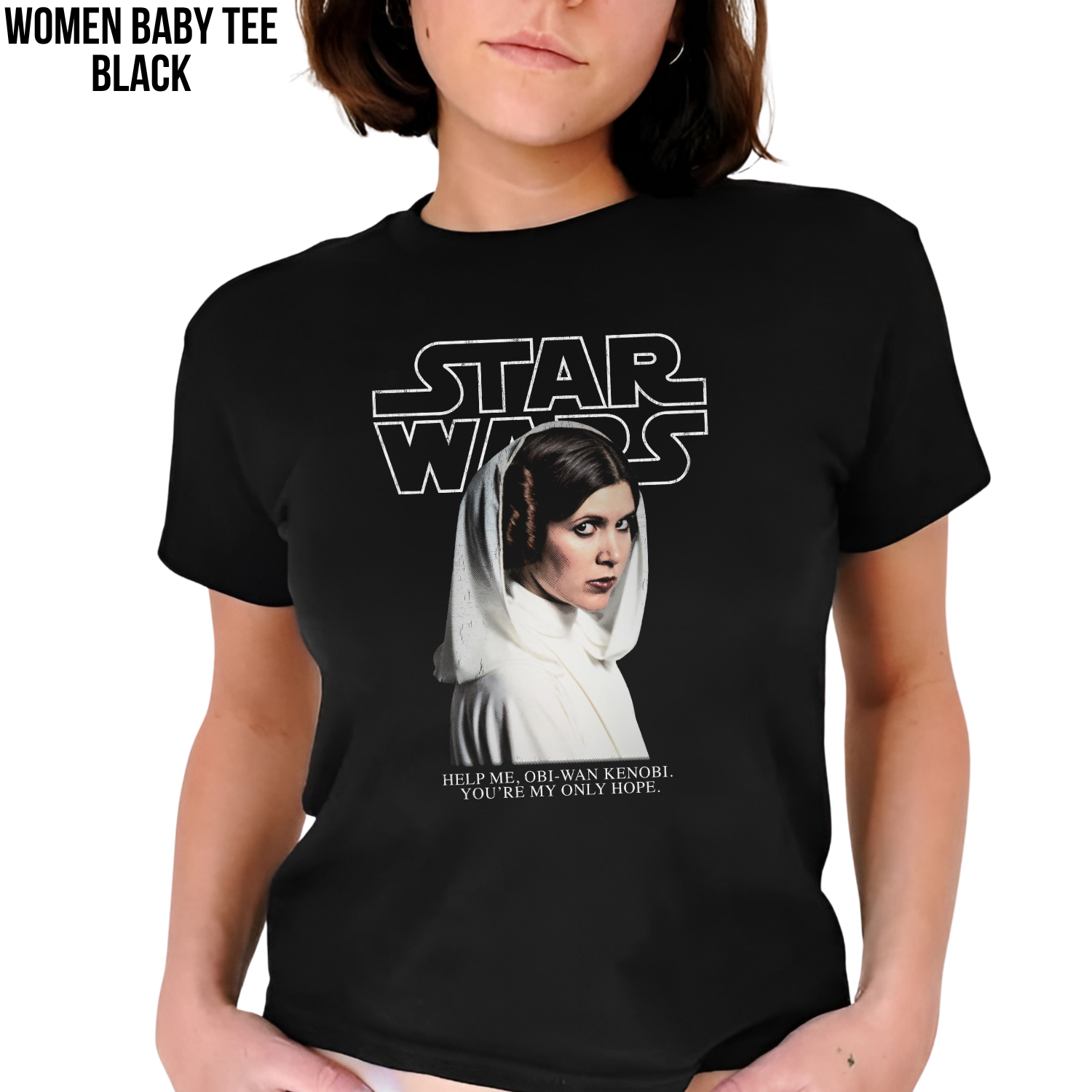 Star Wars Princess Leia Shirt – You're My Only Hope Tee, Star Wars Original Trilogy Shirt