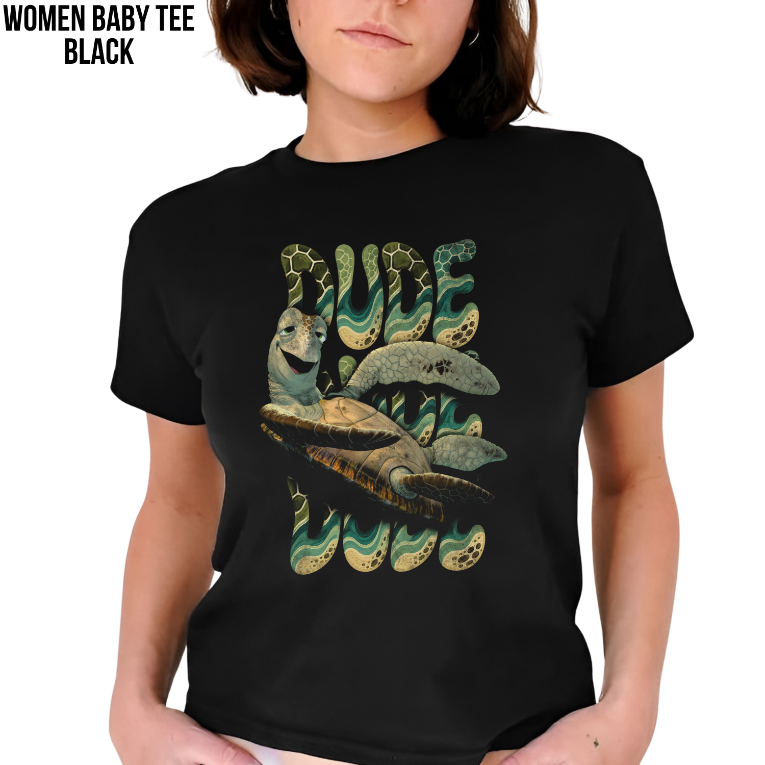 Finding Nemo Crush Shirt – Dude Dude Dude Crush the Turtle Tee, Finding Nemo Graphic Shirt, Disney Pixar Fan Gift, Funny Disney Shirt